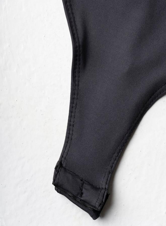 Beyond Women's Dark grey Boat neck sleeveless bodysuit - Image 2